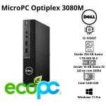 MicroPC Optiplex 3080M/ I5-10500T / Sin Wi-fi y Sin Bluetooth / Grado A