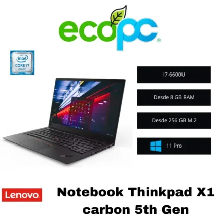 Notebook Lenovo ThinkPad X1 Carbon 5th Gen. I7 6600U / Grado C