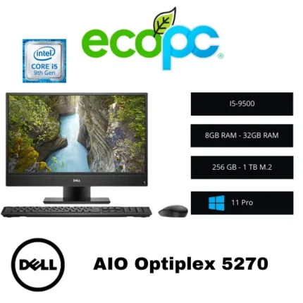AIO Optiplex 5270 / I5 9500 / Grado A (seminuevo)