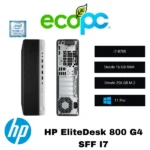 HP EliteDesk 800 G4 SFF / I7 8700 / Grado A