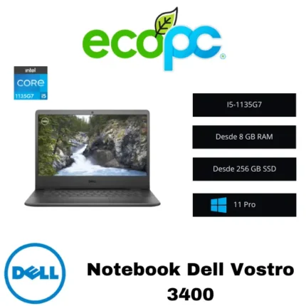 Notebook Dell Vostro 3400 / I5 1135G7 / Grado B