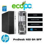 PC HP ProDesk 400 G4 SFF i7-6700T 3,40 GHZ / Windows 11 Pro / Grado C