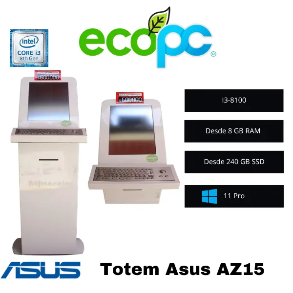 totem-asus-az15f Tótem Asus AZ15 / I3 8100 / Grado A (seminuevo) - Imagen 1