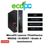 MicroPC Lenovo ThinkCentre M920Q / I5-8500T / Grado A (seminuevo)