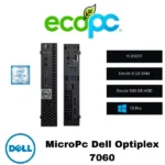 Micro PC Dell Optiplex 7060 / I5 8500T / Categoría A