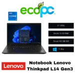 Notebook Lenovo ThinkPad L14 Gen 3 / I7 1255U / Grado A