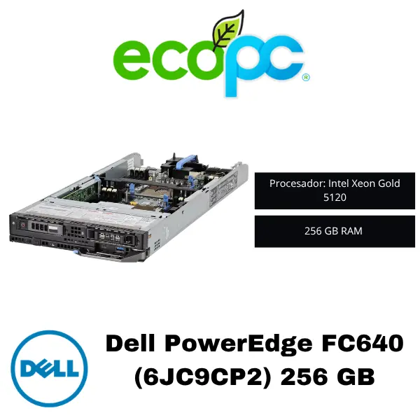 Dell PowerEdge FC640 Dell PowerEdge FC640 (6JC9CP2) 256 GB - Imagen 1