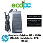 Cargador Original HP – 150W (Modelo regulatorio: TPC-CA52)