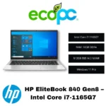 HP EliteBook 840 Gen8 – Intel Core i7-1165G7 / 16GB RAM / 512GB SSD / Categoría B