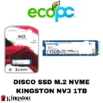 Disco SSD M.2 NVMe Kingston NV3 1TB