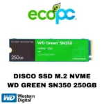 Disco SSD M.2 NVMe WD Green SN350 250GB